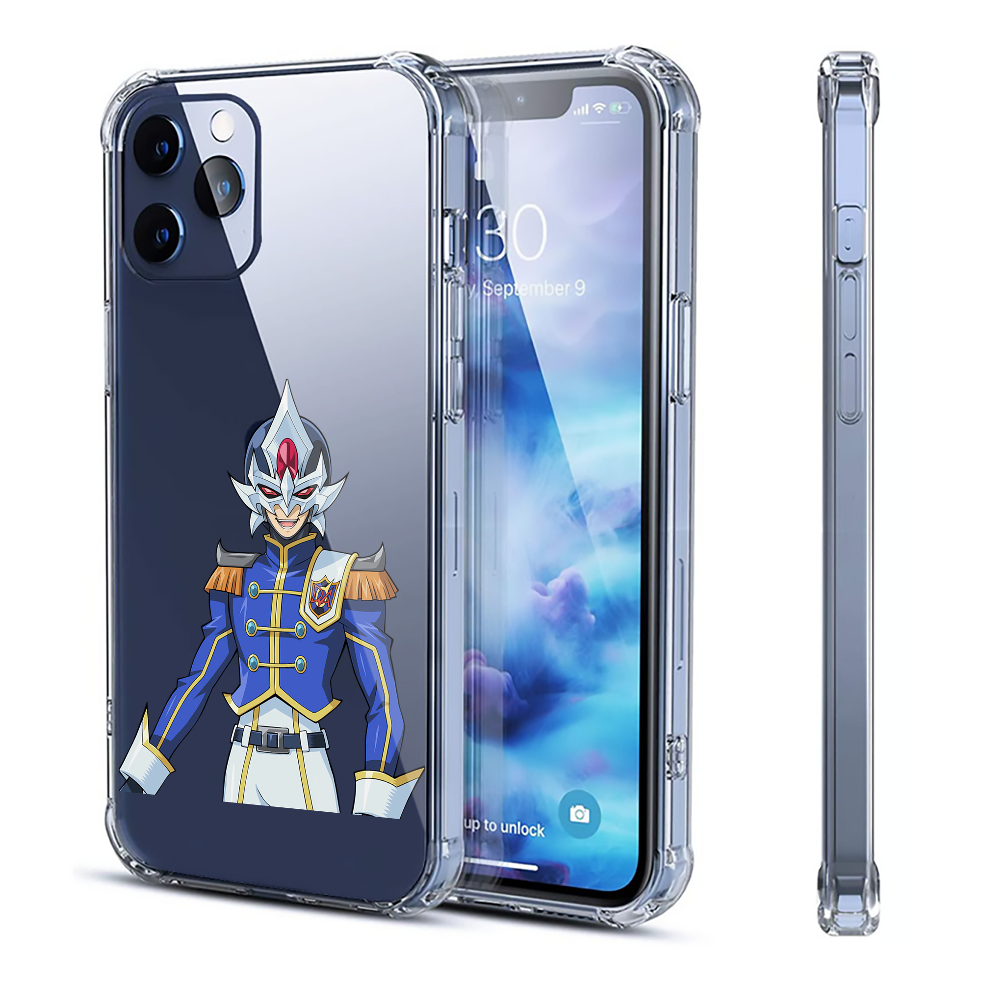 （画像用） 遊☆戯☆王 Yu-Gi-Oh! 【iPhone 12シリーズ対応】透明スマホケース（クリアソフトケース）